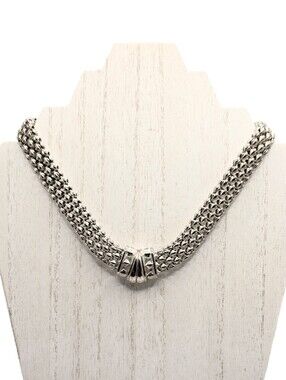 Vintage Mesh Necklace with Magnetic Clasp
